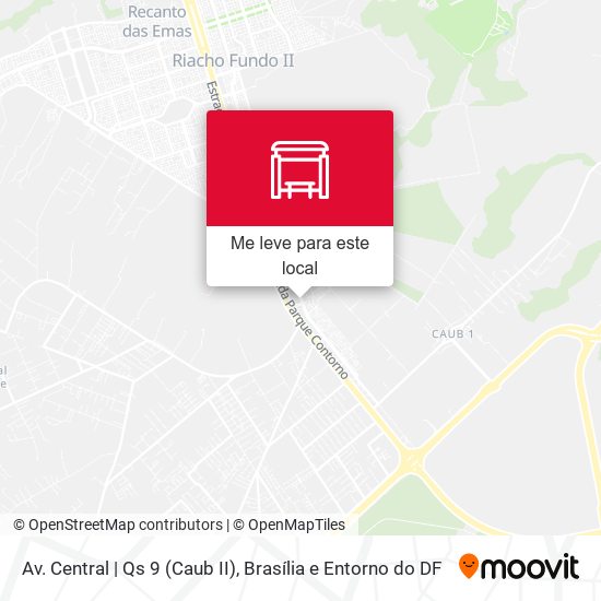 Av. Central | Qs 9 (Caub II) mapa