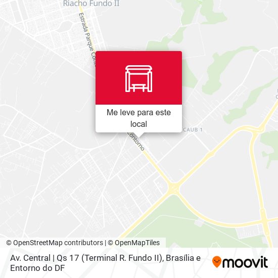 Av. Central | Qs 17 (Terminal R. Fundo II) mapa