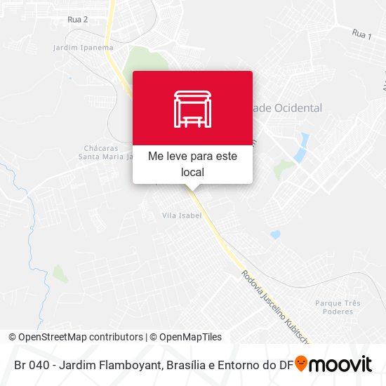 Br 040 - Jardim Flamboyant mapa