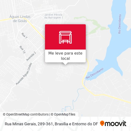 Rua Minas Gerais, 289-361 mapa