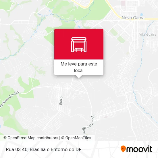Rua 03 40 mapa