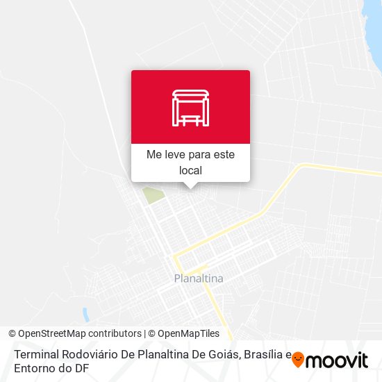 Terminal Rodoviário De Planaltina De Goiás mapa