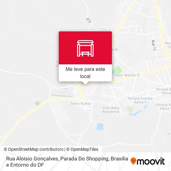 Rua Aloísio Gonçalves, Parada Do Shopping mapa
