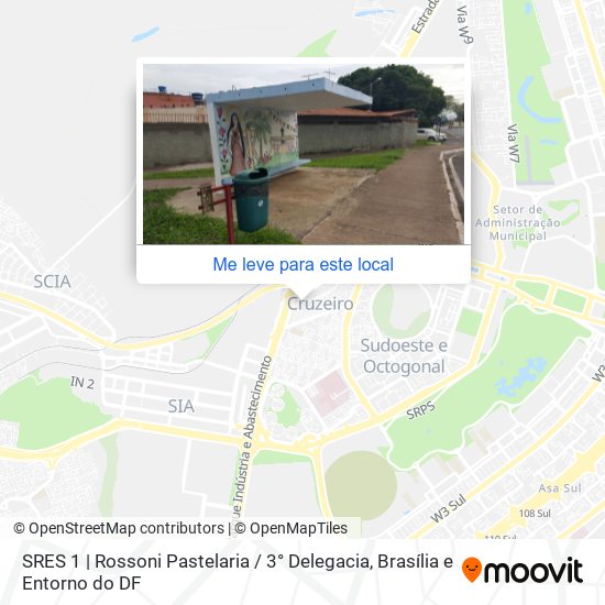 SRES 1 | Rossoni Pastelaria / 3° Delegacia mapa