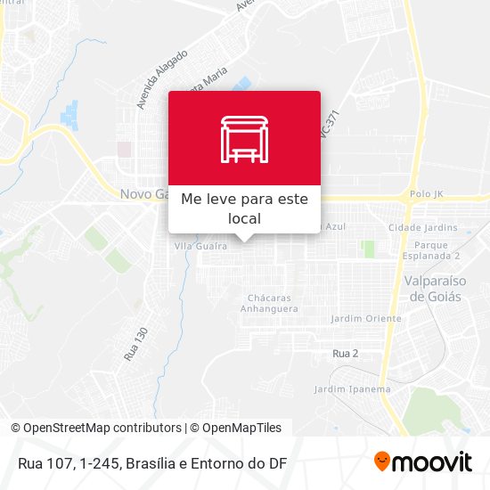 Rua 107, 1-245 mapa