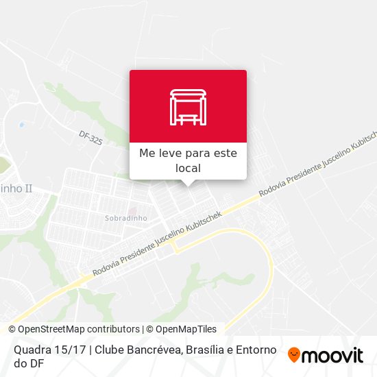 Quadra 15/17 | Clube Bancrévea mapa