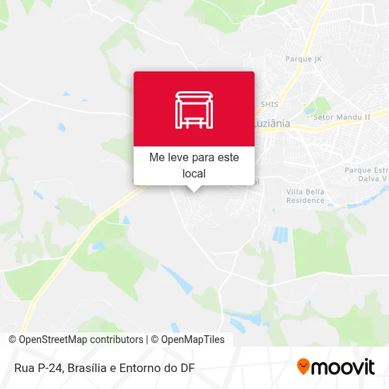 Rua P-24 mapa