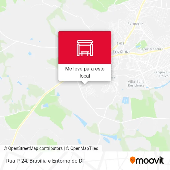 Rua P-24 mapa