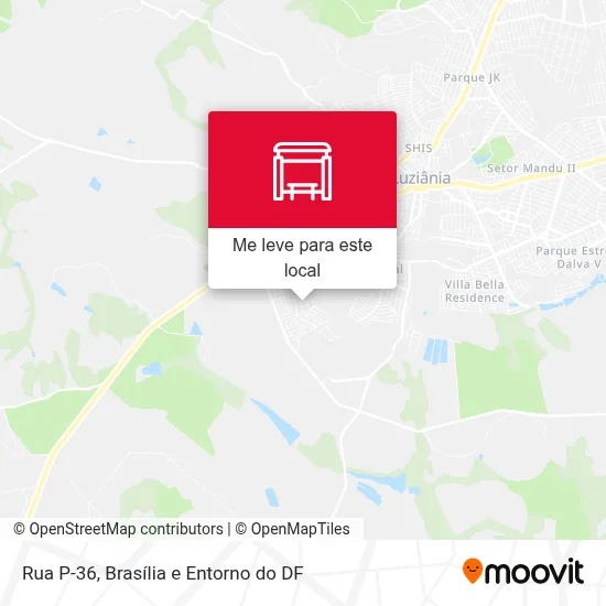 Rua P-36 mapa