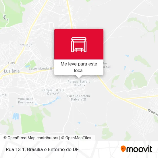 Rua 13 1 mapa