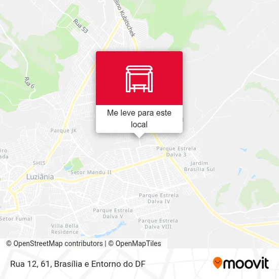 Rua 12, 61 mapa