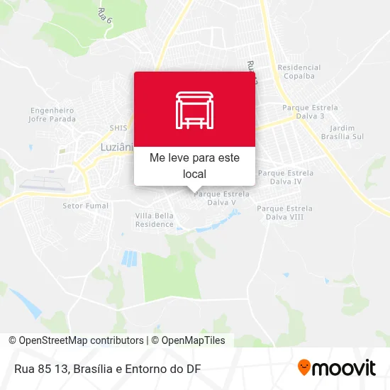 Rua 85 13 mapa