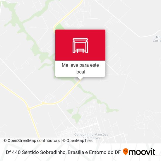 Df 440 Sentido Sobradinho mapa