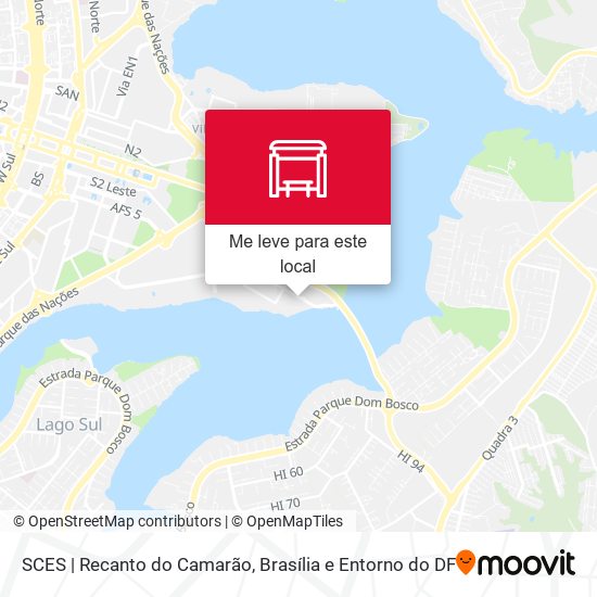 SCES | Recanto do Camarão mapa