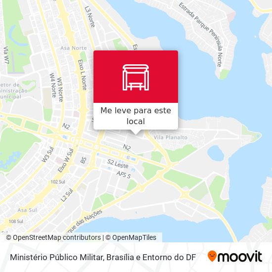 Ministério Público Militar mapa