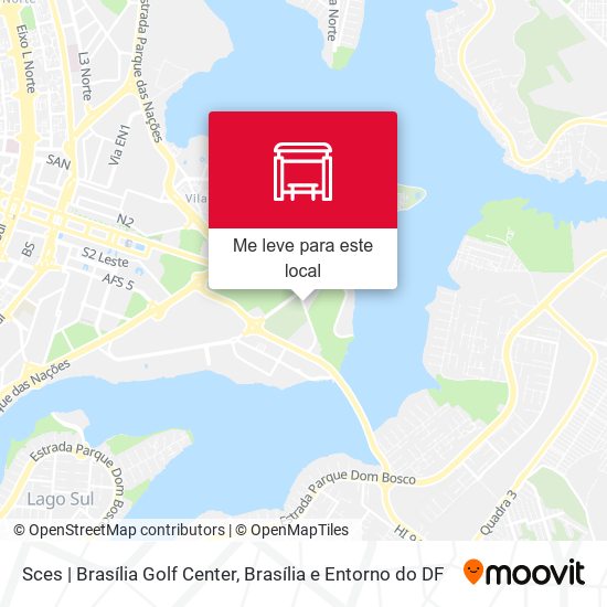 Sces | Brasília Golf Center mapa