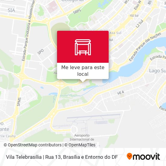 Vila Telebrasília | Rua 13 mapa