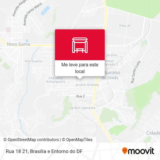 Rua 18 21 mapa