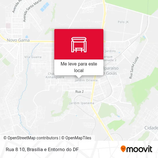 Rua 8 10 mapa