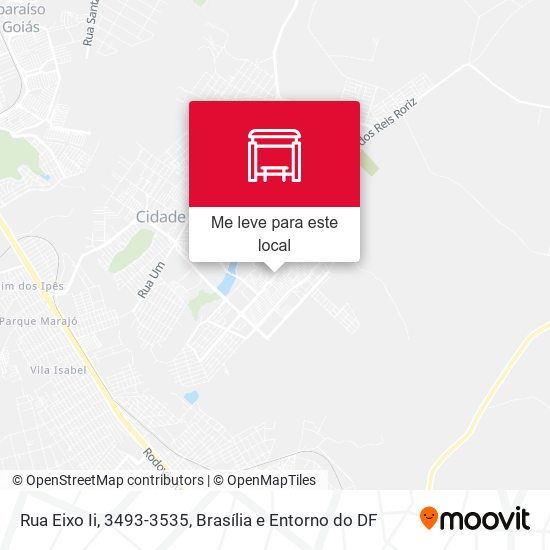 Rua Eixo Ii, 3493-3535 mapa