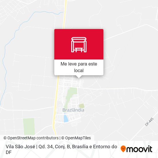 Vila São José | Qd. 34, Conj. B mapa