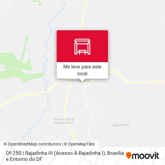 Df-250 | Rajadinha III (Acesso À Rajadinha I) mapa