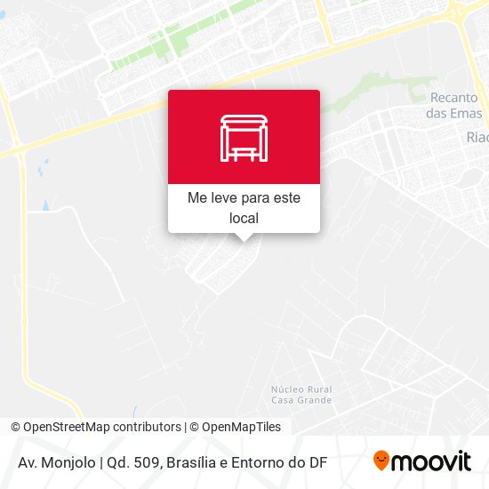 Av. Monjolo | Qd. 509 mapa