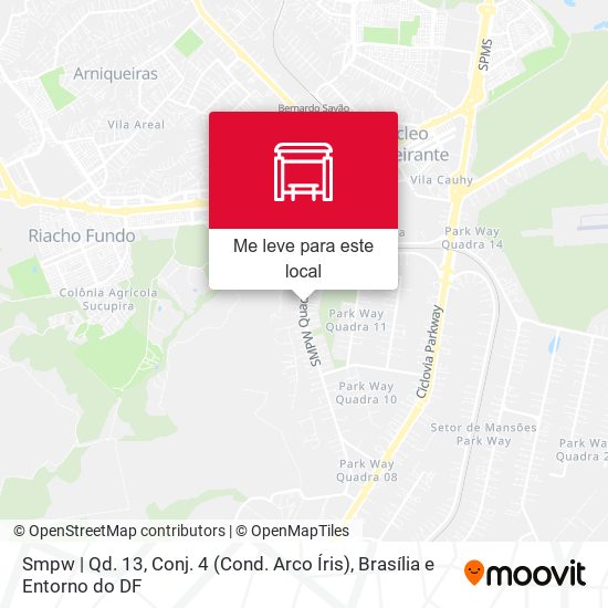 Smpw | Qd. 13, Conj. 4 (Cond. Arco Íris) mapa