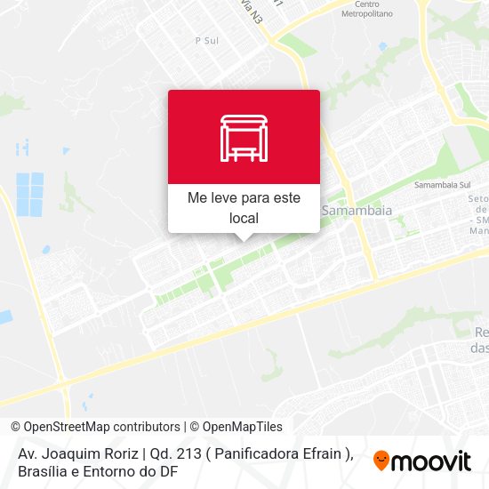 Av. Joaquim Roriz | Qd. 213 ( Panificadora Efrain ) mapa