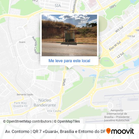 Av. Contorno | QR 7 «Guará« mapa