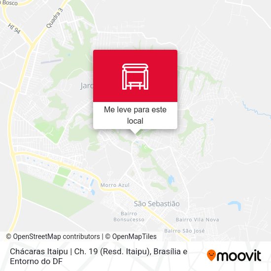 Chácaras Itaipu | Ch. 19 (Resd. Itaipu) mapa