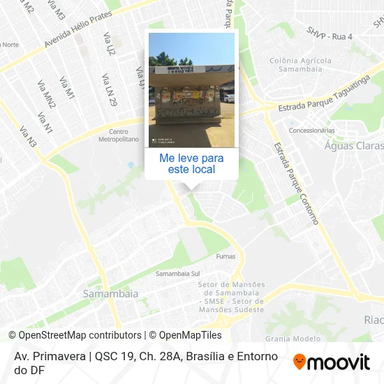 Av. Primavera | QSC 19, Ch. 28A mapa