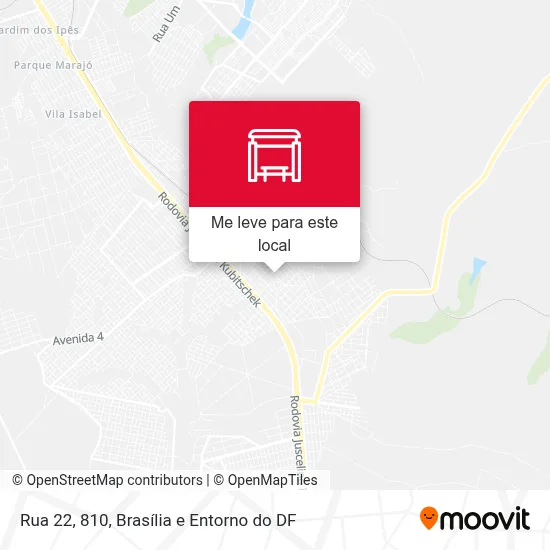 Rua 22, 810 mapa