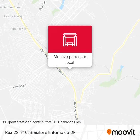 Rua 22, 810 mapa