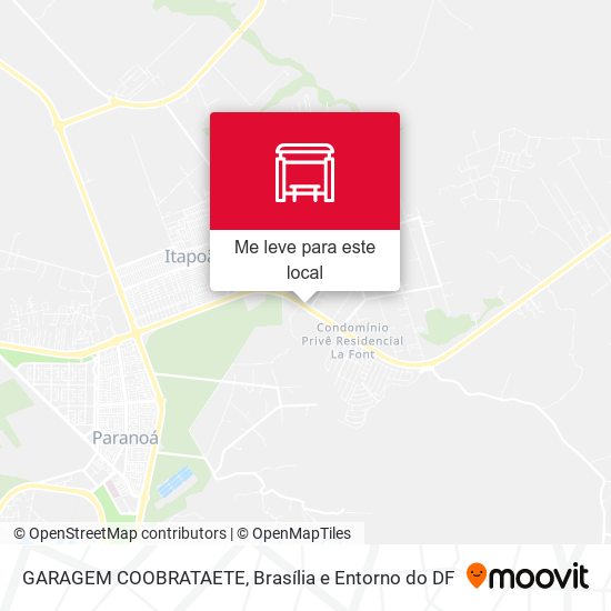 GARAGEM COOBRATAETE mapa