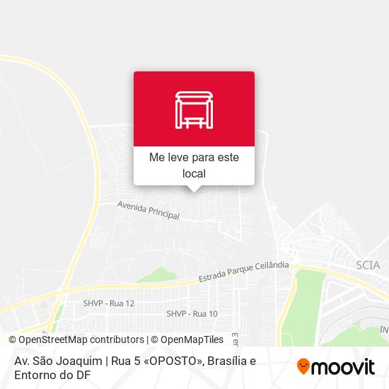 Av. São Joaquim | Rua 5 mapa