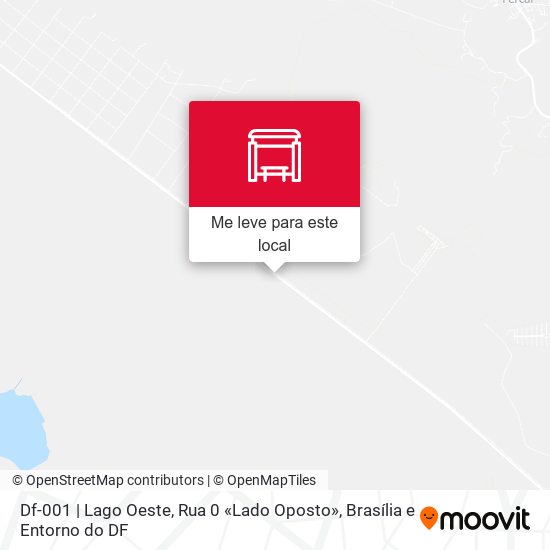 Df-001 | Lago Oeste, Rua 0 «Lado Oposto» mapa