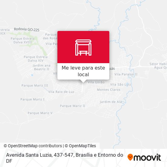 Avenida Santa Luzia, 437-547 mapa