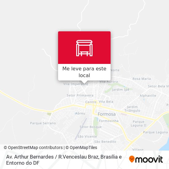 Av. Arthur Bernardes / R.Venceslau Braz mapa
