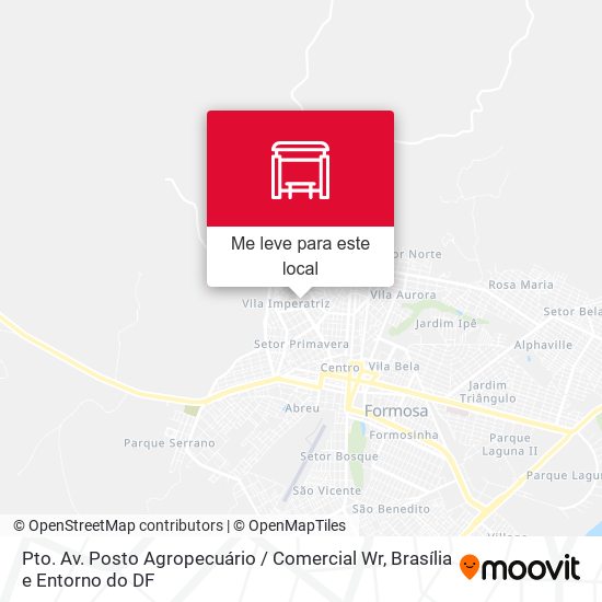 Pto. Av. Posto Agropecuário / Comercial Wr mapa