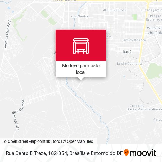 Rua Cento E Treze, 182-354 mapa