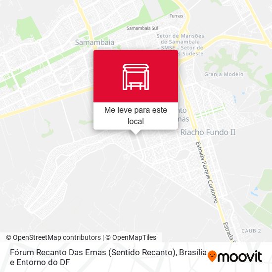 Fórum Recanto Das Emas (Sentido Recanto) mapa
