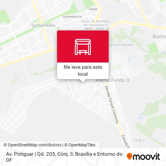 Av. Potiguar | Qd. 205, Conj. 3 mapa