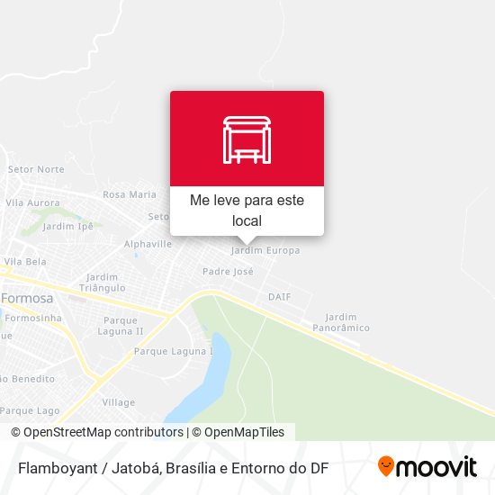Flamboyant / Jatobá mapa