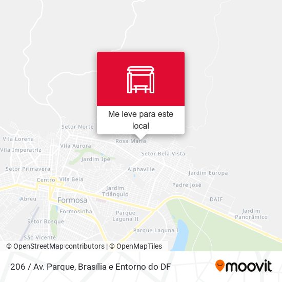 206 / Av. Parque mapa