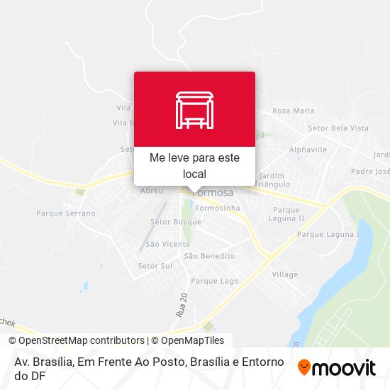Av. Brasília, Em Frente Ao Posto mapa