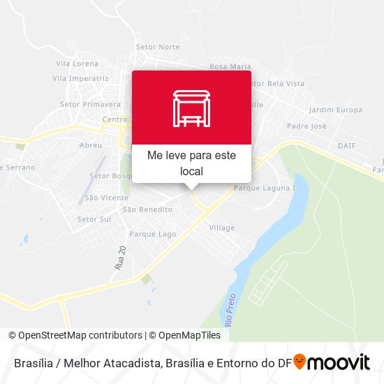 Brasília / Melhor Atacadista mapa