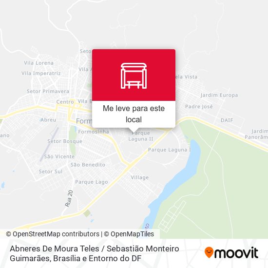 Abneres De Moura Teles / Sebastião Monteiro Guimarães mapa