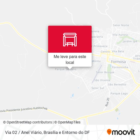 Via 02 / Anel Viário mapa
