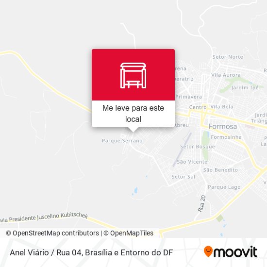 Anel Viário / Rua 04 mapa